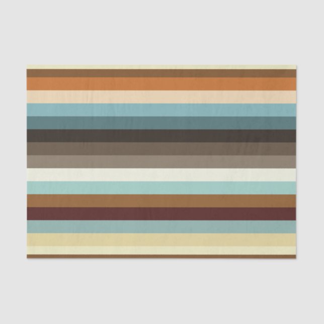 Retro Stripes Tissue Paper (Front)