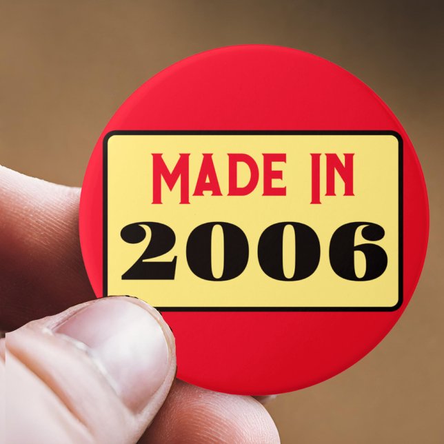 Retro style 18th birthday badge 2006 (Creator Uploaded)