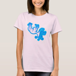 Retro style 60's Winter Dove Shirt