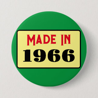 Retro style 60th birthday badge 1966
