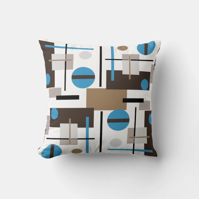 Retro style Abstract design pattern Cushion (Front)