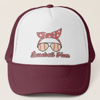 Retro Style Baseball Mum Trucker Hat