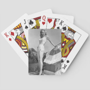 Retro-Style Bathing Beauty Playing Cards