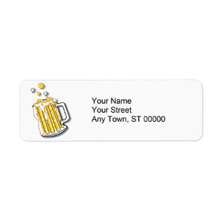 retro style beer graphic