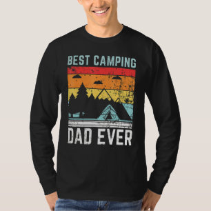 Retro Style Best Camping Dad Ever 3 T-Shirt