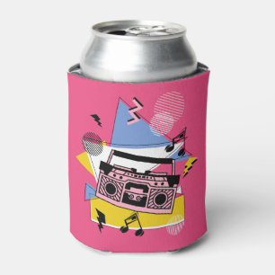 Retro style boombox design can cooler