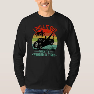 Retro Style Camel Towing Adult Humour for Men T-Shirt