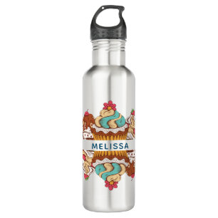 Retro Style Cupcakes Sweet Dessert 710 Ml Water Bottle