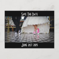 Retro Style Diner Wedding Couple Save the Date