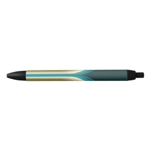 Retro style double arch decoration black ink pen