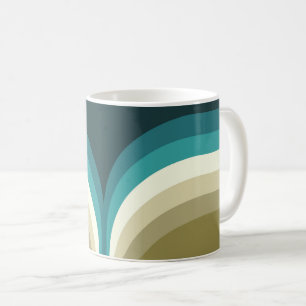 Retro style double arch decoration coffee mug