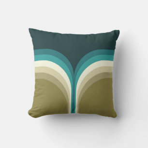 Retro style double arch decoration cushion