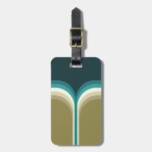 Retro style double arch decoration luggage tag