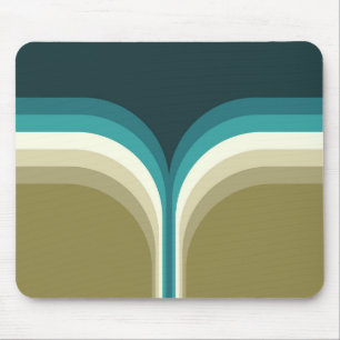 Retro style double arch decoration mouse mat