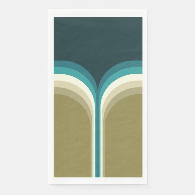Retro style double arch decoration napkin (Front)