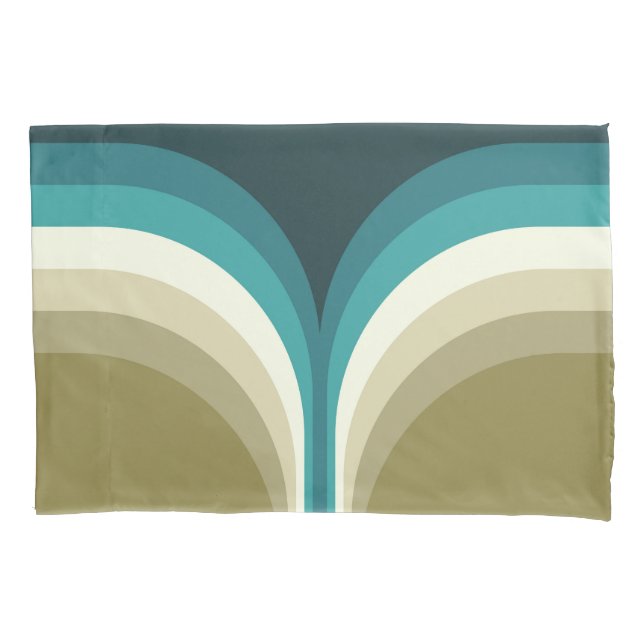 Retro style double arch decoration pillowcase (Front)