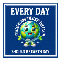 Retro Style Earth Day