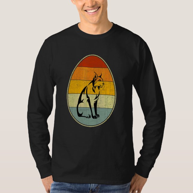 Retro Style Easter Egg Graphic Funny Easter Day Bo T-Shirt (Front)