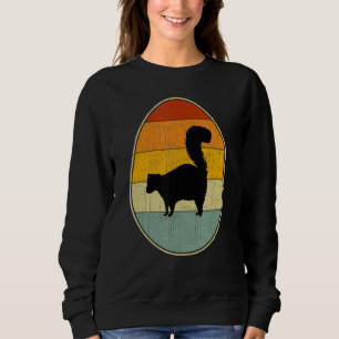 Retro Style Easter Egg Graphic Funny Easter Day Sk Sweatshirt