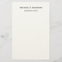 Retro Style Elegant Plain Simple Black & White