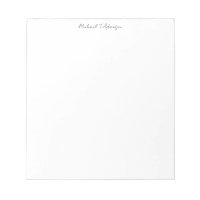 Retro Style Elegant Plain Simple White Calligraphy