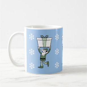 Retro-Style Elf Coffee Mug
