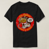Retro Style Fighting Game & French Fries Design