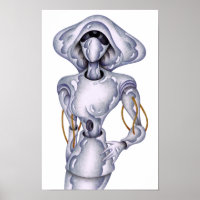 Retro-style humanoid robot.