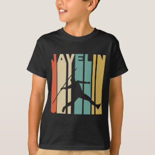 Retro Style Javelin Throw Track And Field T-Shirt