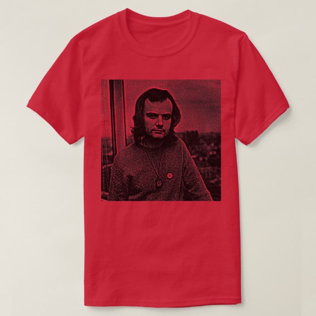 Retro Style John Peel 8bit Fan Art T-Shirt (Design Front)