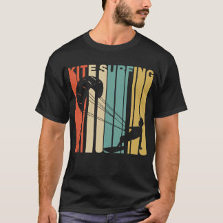 Retro Style Kite Surfing Kite Surfer T-Shirt