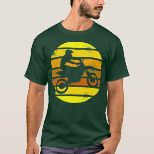 Retro Style Motocross Dirt Bike Sports Vintage T-Shirt