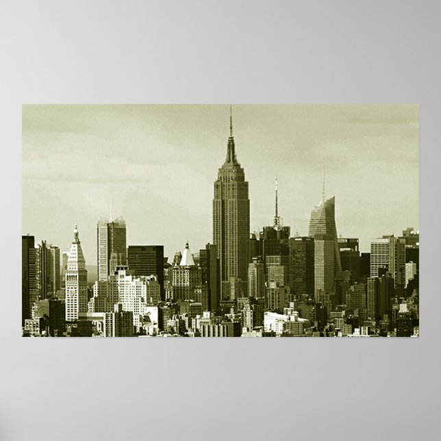 Retro Style New York City Poster (Front)