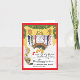 Retro-Style "Night Before Christmas" Card