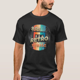 Retro Style Oldschool Vinyl Tape Cassette Vintage  T-Shirt