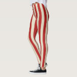Retro Style Popcorn Stripes Decor on Leggings<br><div class="desc">These fashion stylish leggings in a Retro Style Popcorn Stripes decor for yourself or as a gift sure to make an impression in all occasions. Use the "Contact this Designer" link to contact us with your special design requests or for some assistance with any of your customisation project needs.</div>