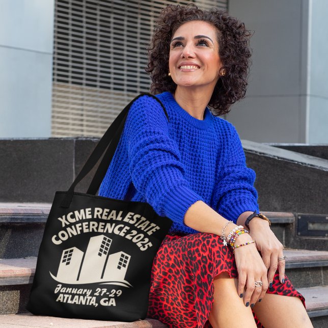 Retro-Style Real Estate Conference  Tote Bag (Creator Uploaded)