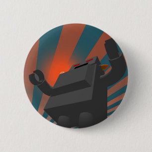 Retro Style Robot 4 Button