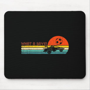 Retro Style Rocket Rc Soccer Car League Funny Game Mouse Mat