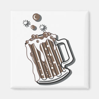 retro style root beer graphic magnet