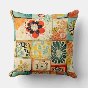 Retro Style Seamless Pillow