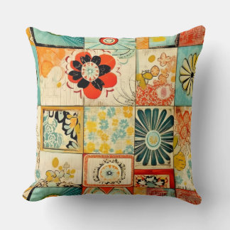 Retro Style Seamless Pillow