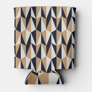 Retro Style: Seamless Vintage Pattern Can Cooler