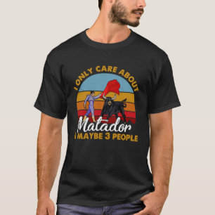 Retro Style Sunset Matador Bullfigher T-Shirt