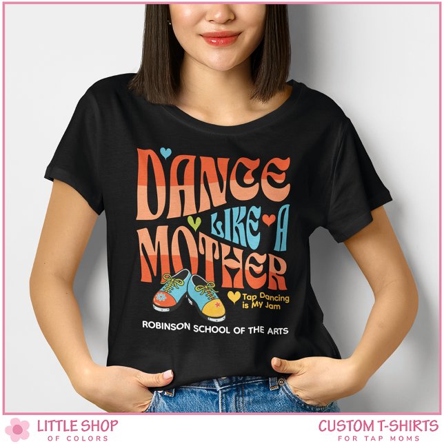 Retro Style Tap Dance Mum Customisable Tri-Blend Shirt (Creator Uploaded)