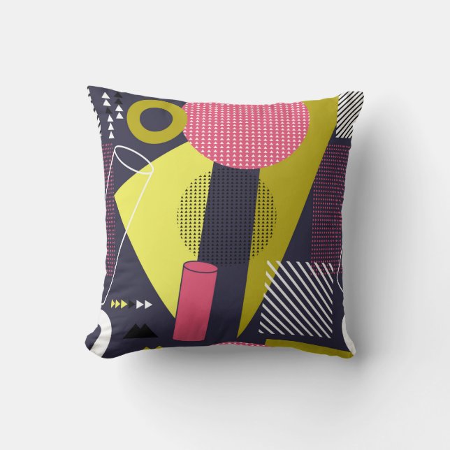 Retro style texture, pattern design. art,abstract, cushion (Front)