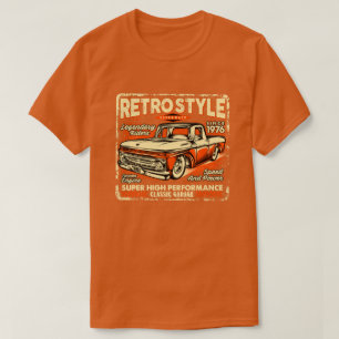 Retro Style Vintage Classic Pick Up Truck T-Shirt