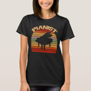 Retro style Vintage Piano Keyboard Musical Instrum T-Shirt