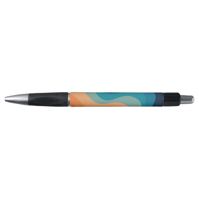 Retro style waves decoration (Front)