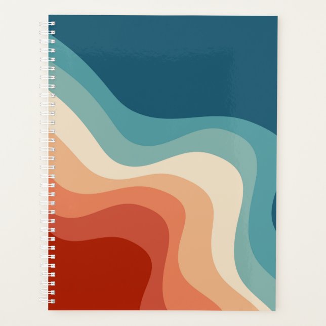 Retro style waves planner (Front)